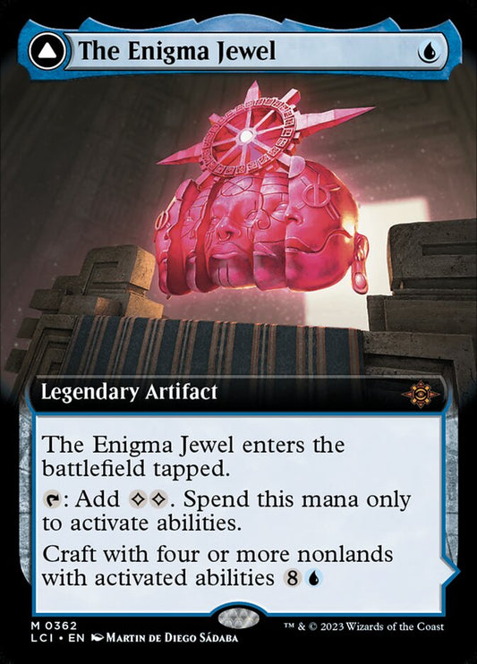 The Enigma Jewel // Locus of Enlightenment (Extended Art) - (Foil): Lost Caverns of Ixalan