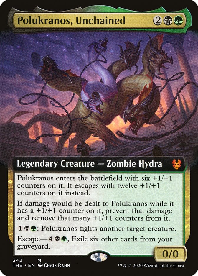 Polukranos, Unchained (Extended Art): Theros Beyond Death