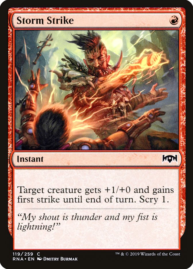 Storm Strike - (Foil): Ravnica Allegiance