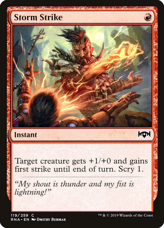 Storm Strike - (Foil): Ravnica Allegiance
