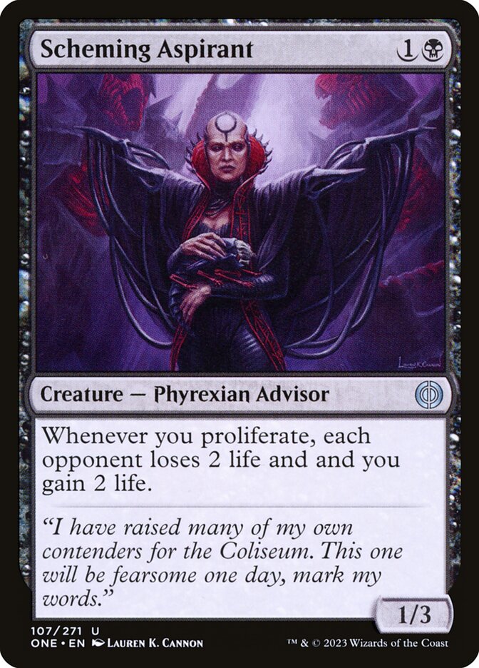 Scheming Aspirant - (Foil): Phyrexia: All Will Be One