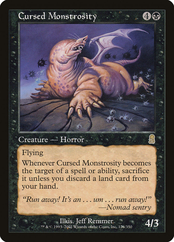 Cursed Monstrosity - (Foil): Odyssey