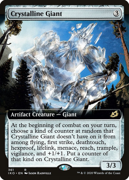 Crystalline Giant (Extended Art) - (Foil): Ikoria: Lair of Behemoths