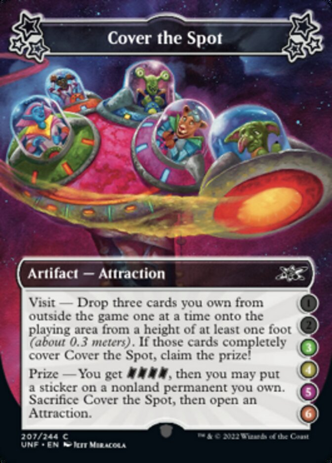 Cover the Spot (3/4/5/6) - (Foil): Unfinity