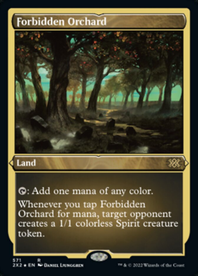 Forbidden Orchard (Foil Etched) - (Foil): Double Masters 2022