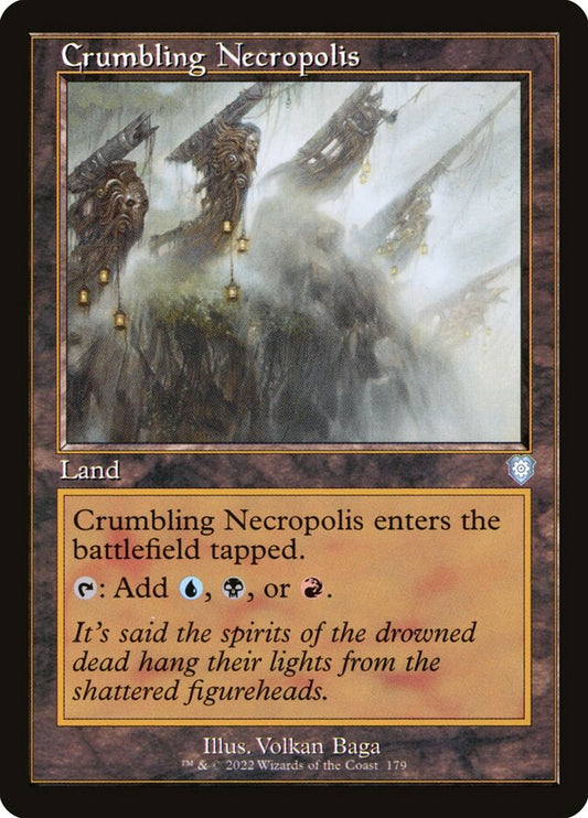 Crumbling Necropolis (Retro Frame): The Brothers' War Commander