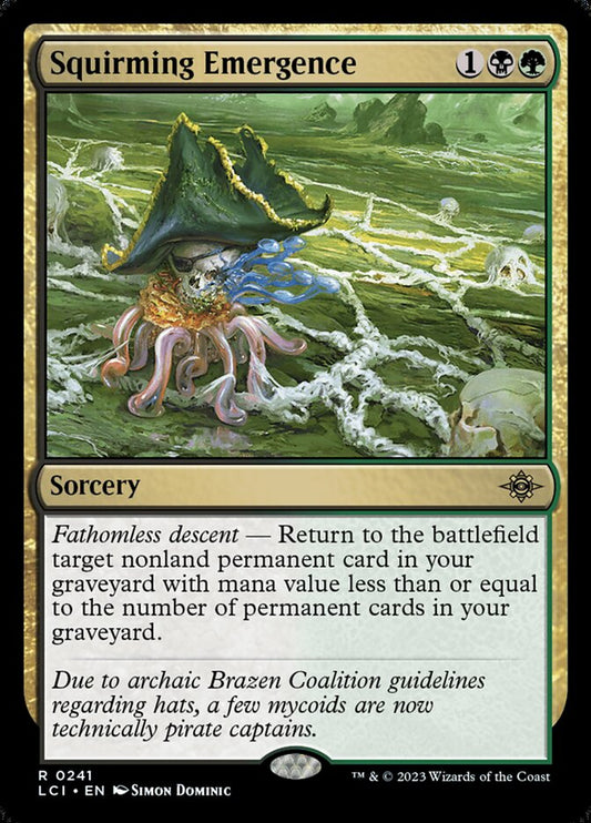 Squirming Emergence - (Foil): Lost Caverns of Ixalan