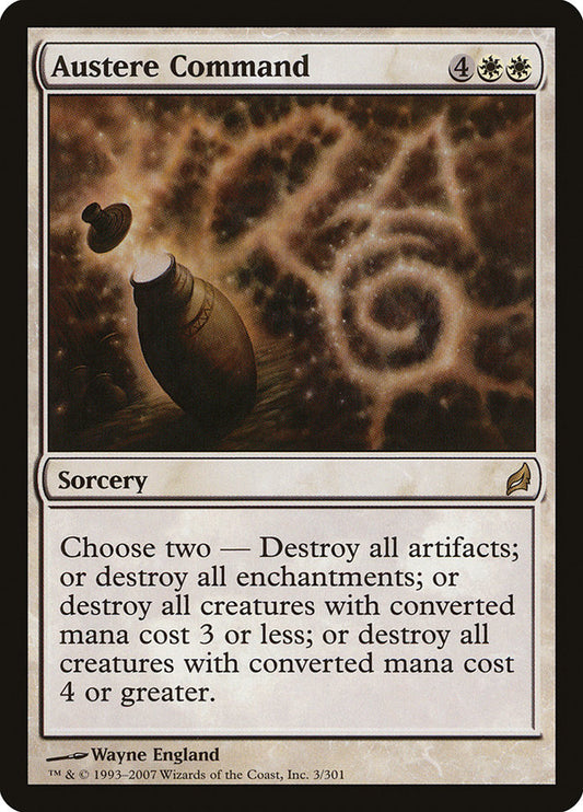 Austere Command - (Foil): Lorwyn