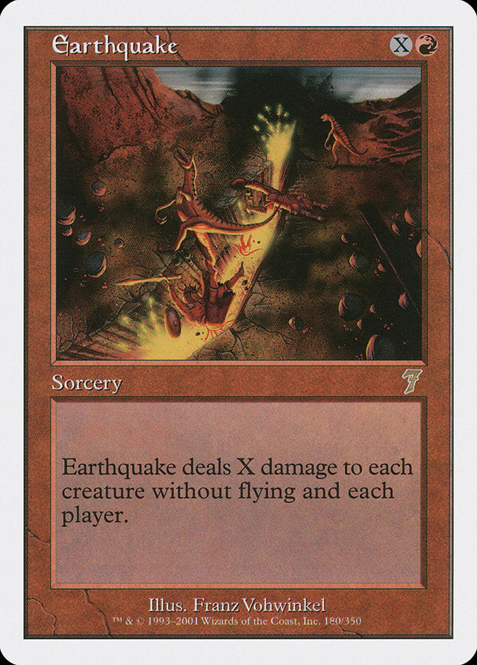 Earthquake - (Foil): Seventh Edition