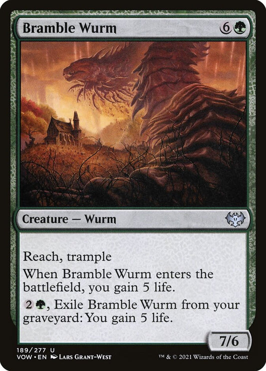 Bramble Wurm: Innistrad: Crimson Vow