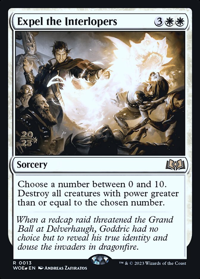 Expel the Interlopers - (Foil): Wilds of Eldraine Promos