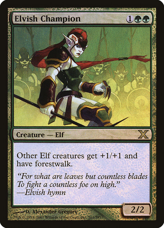 Elvish Champion - (Foil): Tenth Edition
