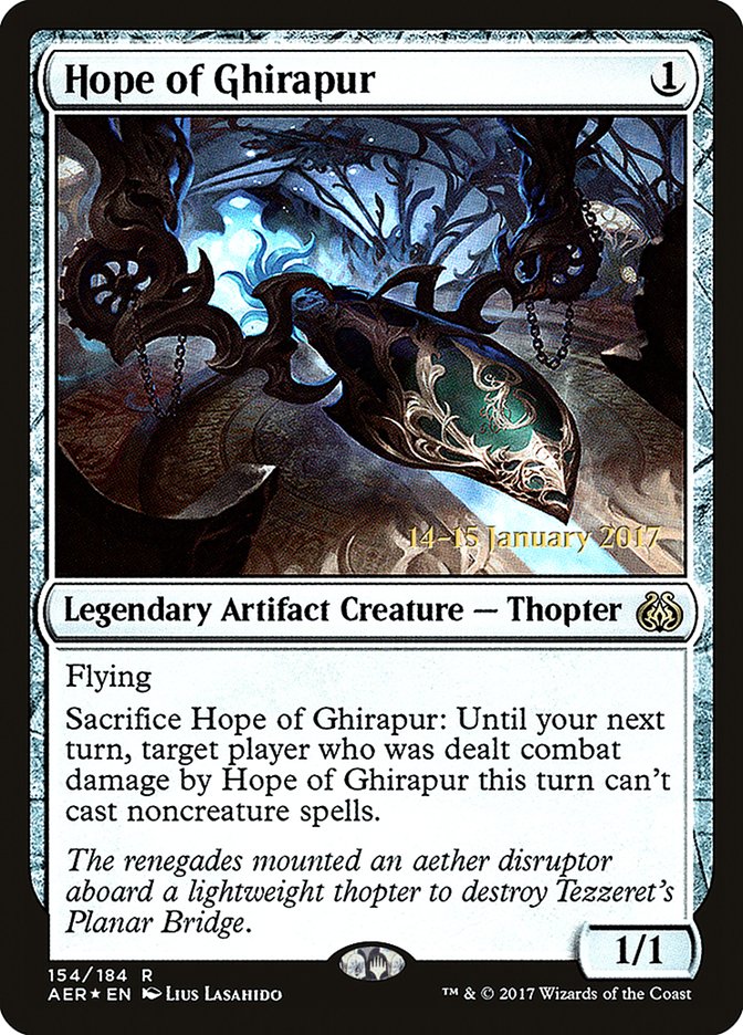 Hope of Ghirapur (Prerelease) (Aether Revolt) - (Foil): Aether Revolt Promos