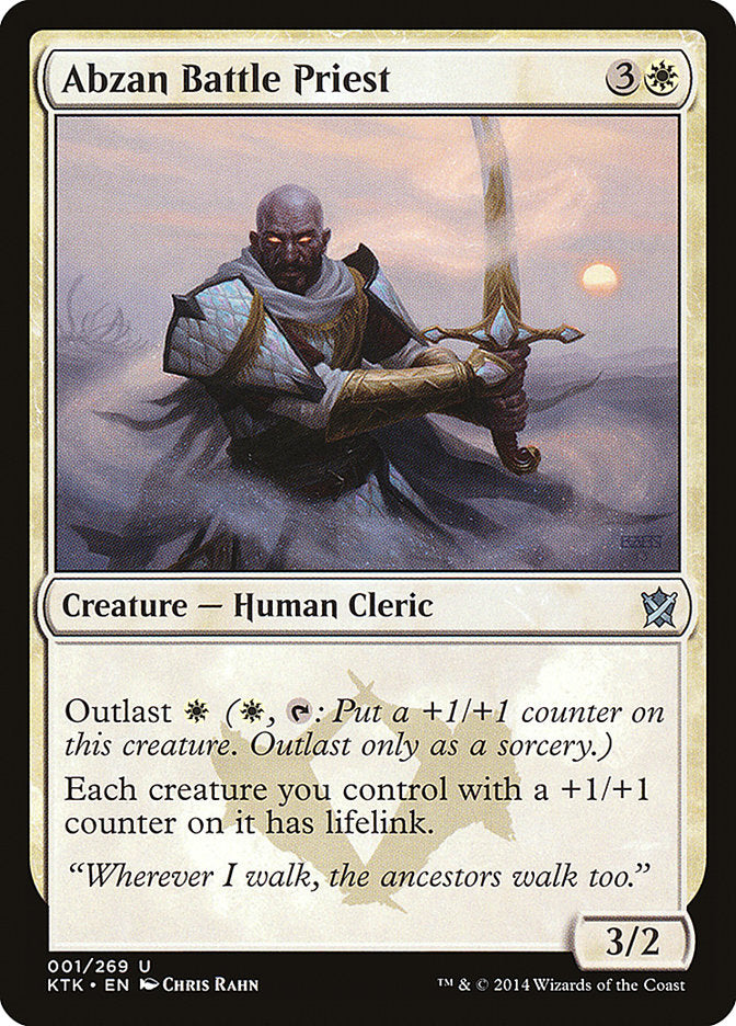 Abzan Battle Priest: Khans of Tarkir