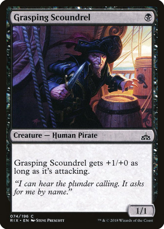 Grasping Scoundrel - (Foil): Rivals of Ixalan