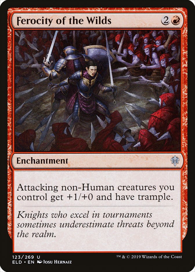 Ferocity of the Wilds - (Foil): Throne of Eldraine