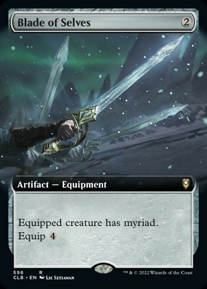 Blade of Selves (Extended Art) - (Foil): Commander Legends: Battle for Baldur's Gate