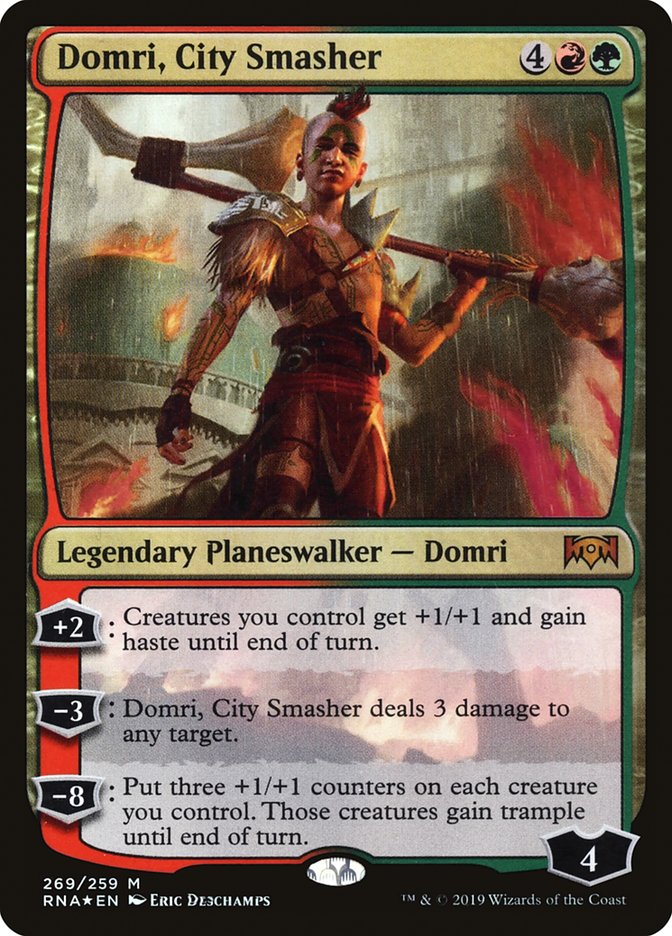 Domri, City Smasher (Planeswalker Deck) - (Foil): Ravnica Allegiance