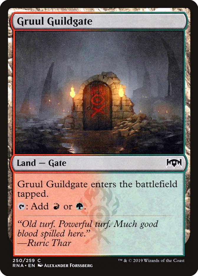 Gruul Guildgate (#250) - (Foil): Ravnica Allegiance