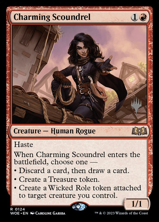 Charming Scoundrel (Promo Pack) (Wilds of Eldraine): Wilds of Eldraine Promos