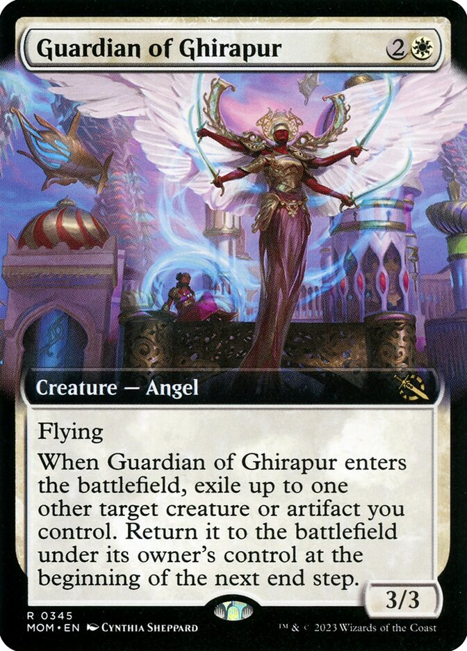 Guardian of Ghirapur (Extended Art) - (Foil): March of the Machine