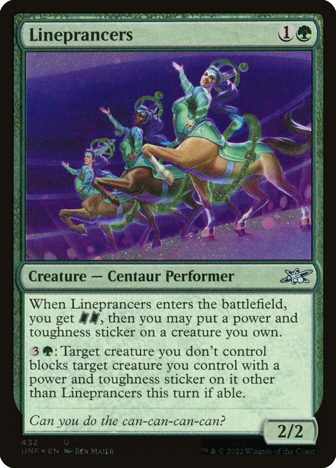 Lineprancers (Galaxy Foil) - (Foil): Unfinity