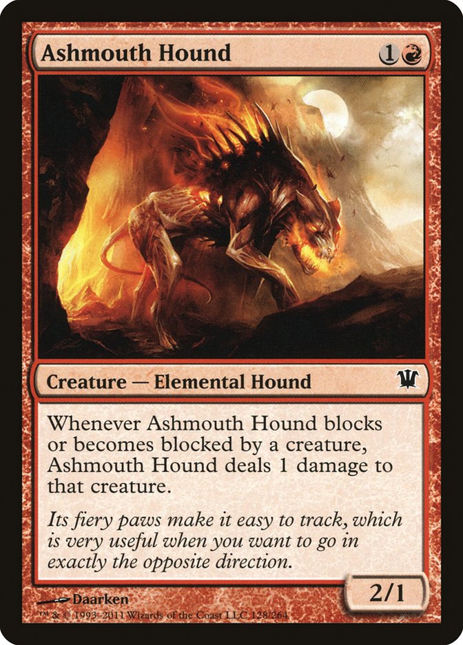 Ashmouth Hound - (Foil): Innistrad