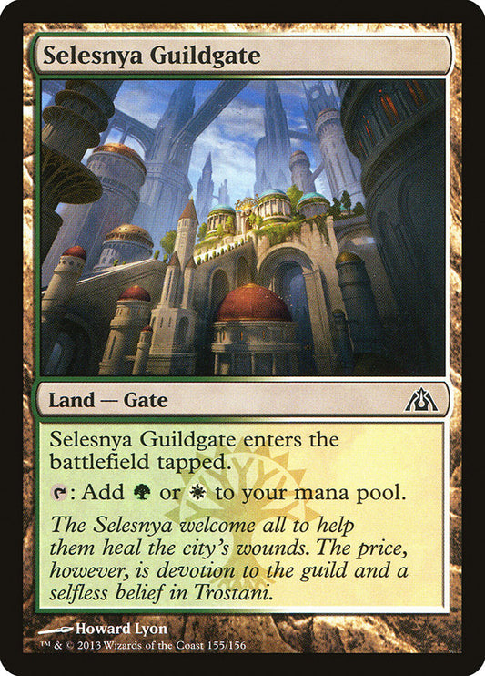 Selesnya Guildgate - (Foil): Dragon's Maze