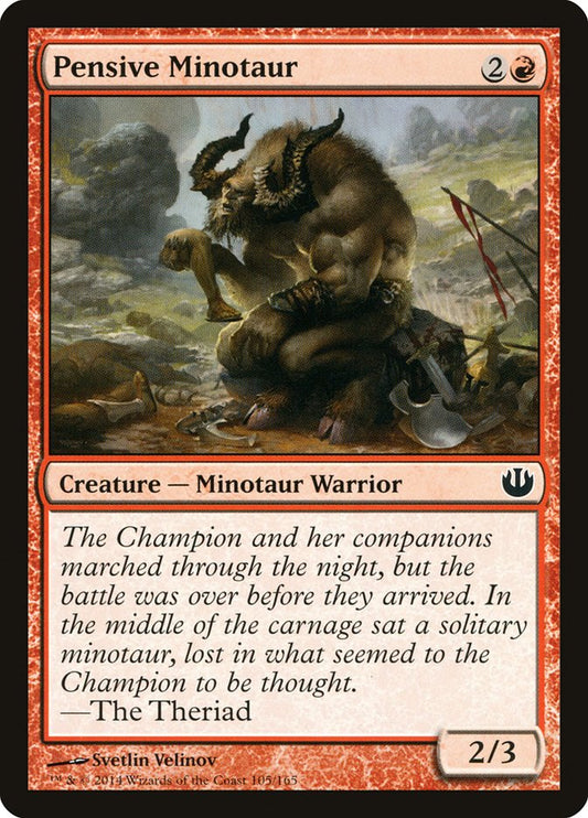 Pensive Minotaur: Journey into Nyx