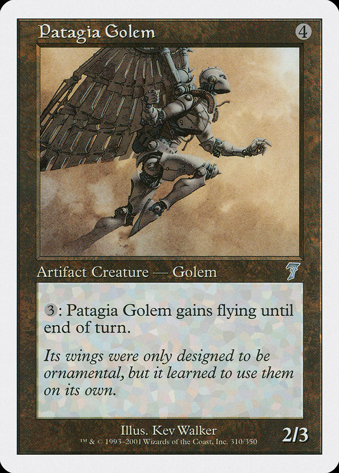 Patagia Golem - (Foil): Seventh Edition