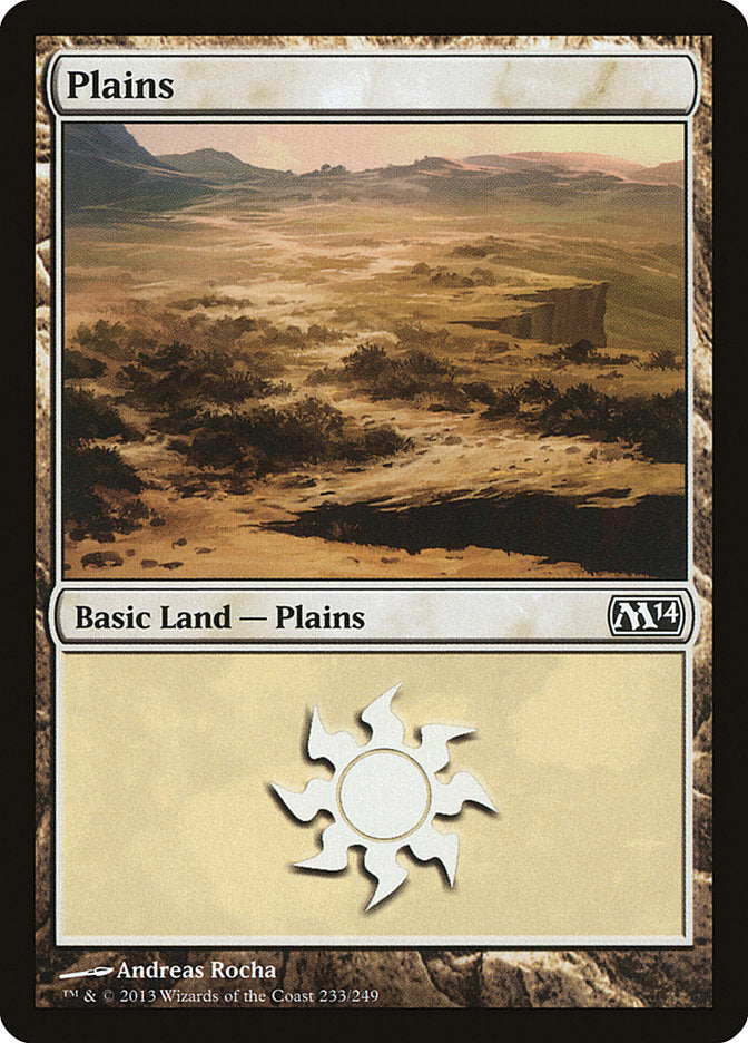 Plains (#233) - (Foil): Magic 2014