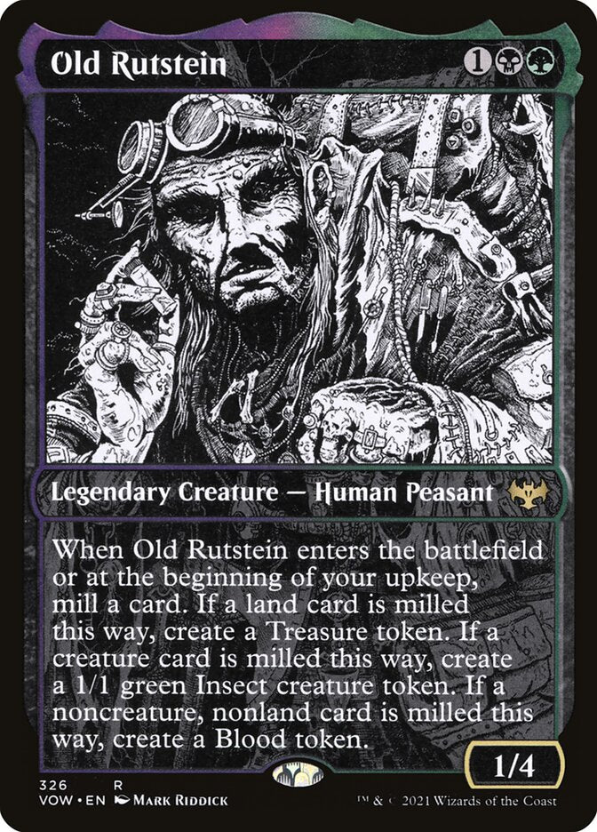Old Rutstein (Showcase) - (Foil): Innistrad: Crimson Vow