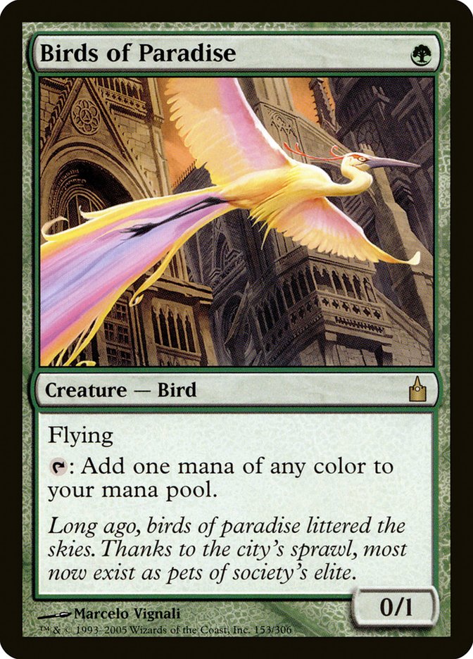 Birds of Paradise: Ravnica: City of Guilds