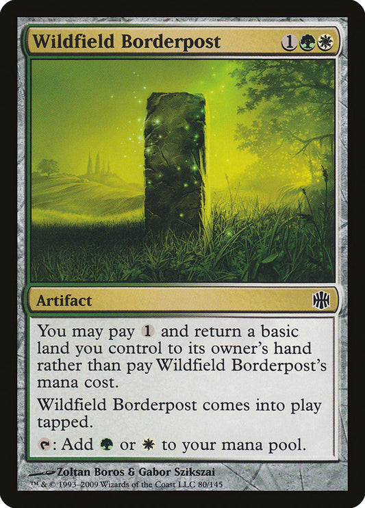 Wildfield Borderpost - (Foil): Alara Reborn