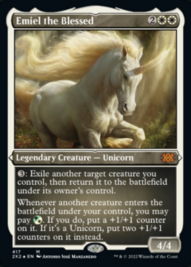 Emiel the Blessed (Foil Etched) - (Foil): Double Masters 2022