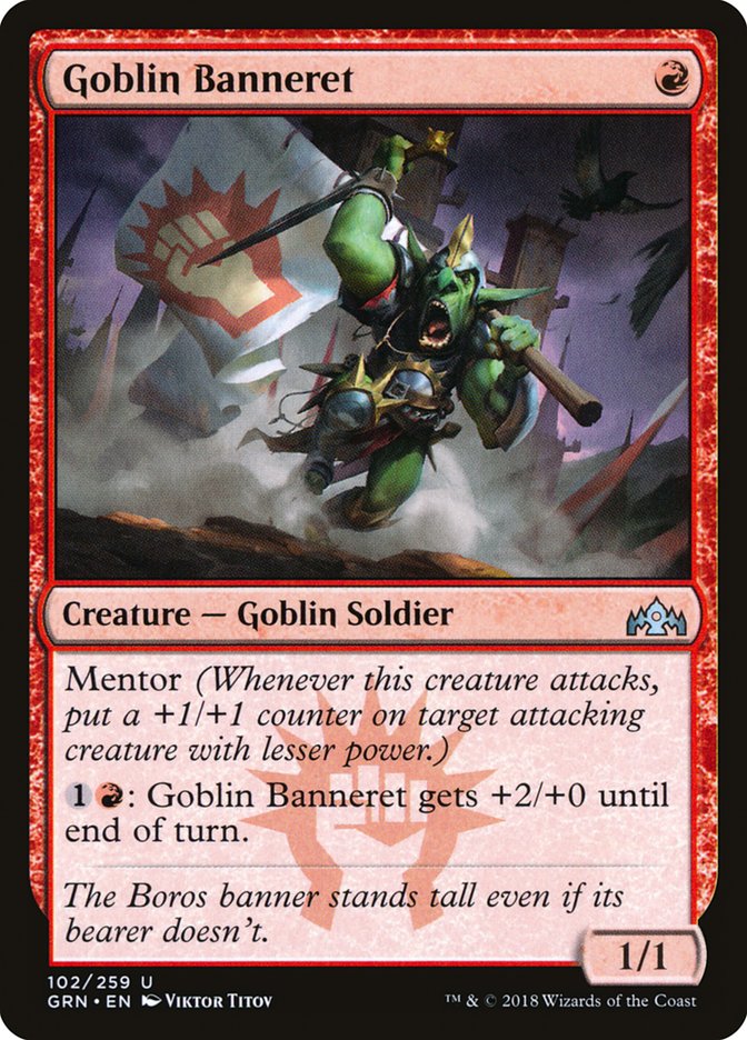 Goblin Banneret - (Foil): Guilds of Ravnica