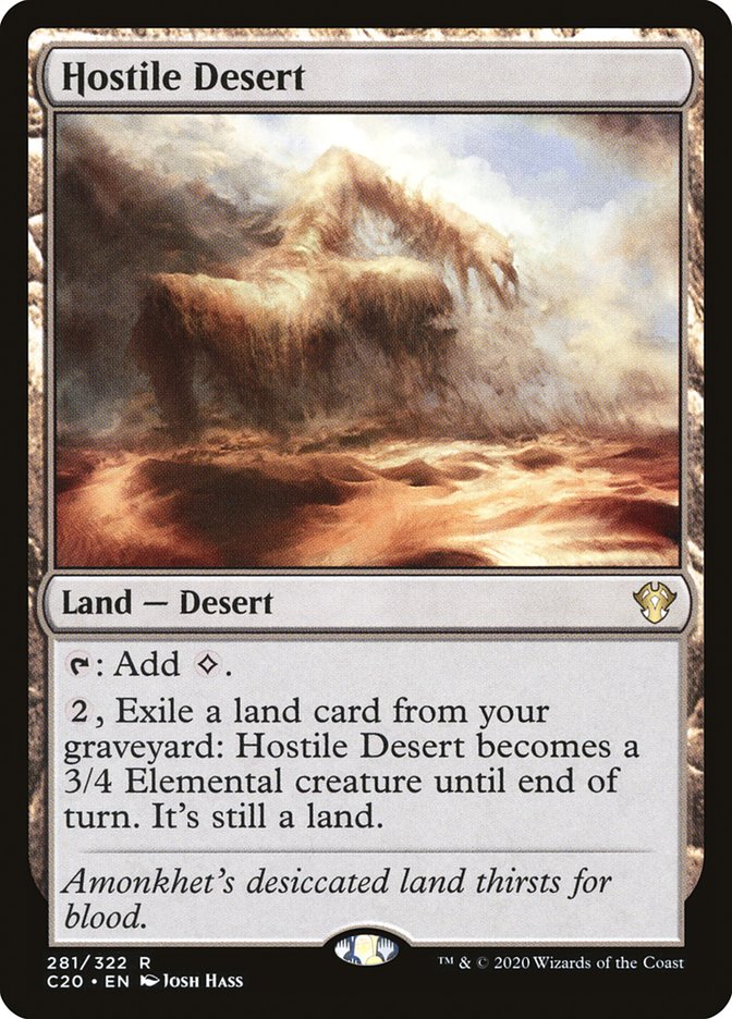 Hostile Desert: Commander 2020