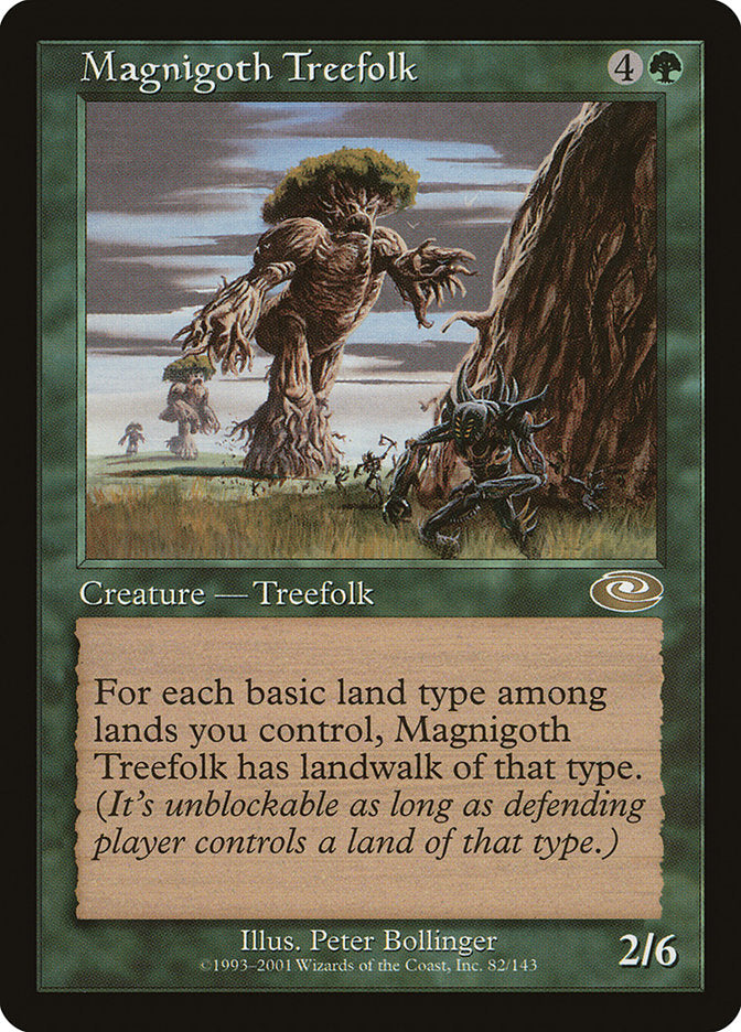 Magnigoth Treefolk - (Foil): Planeshift