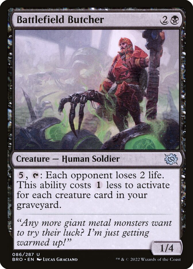 Battlefield Butcher - (Foil): The Brothers' War