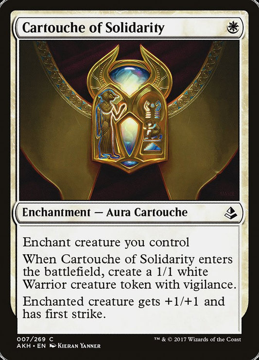 Cartouche of Solidarity - (Foil): Amonkhet