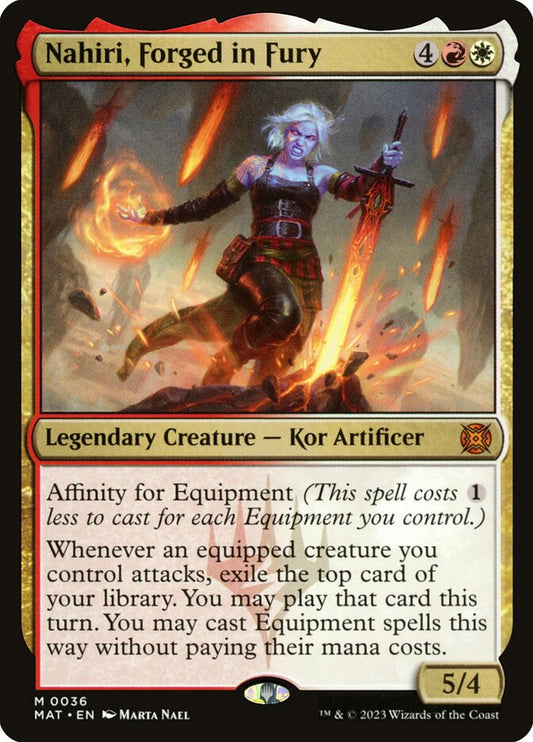Nahiri, Forged in Fury - (Foil): March of the Machine: The Aftermath