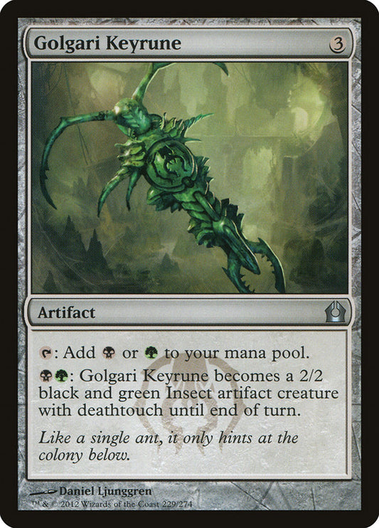 Golgari Keyrune - (Foil): Return to Ravnica