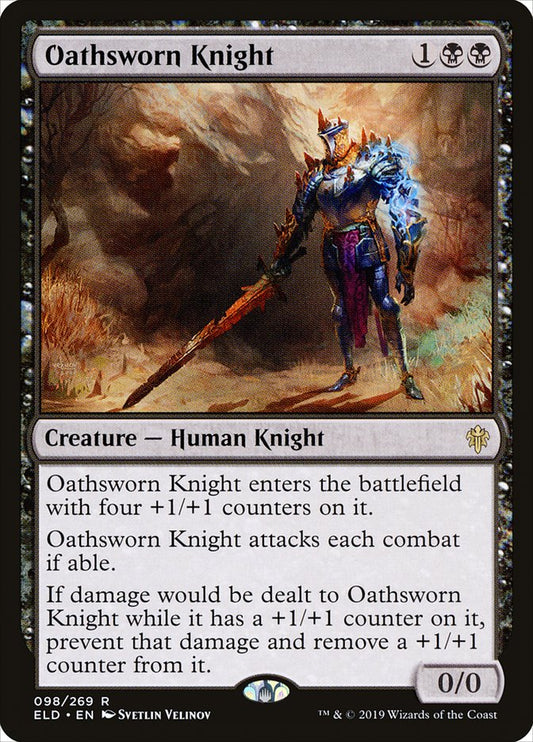 Oathsworn Knight - (Foil): Throne of Eldraine