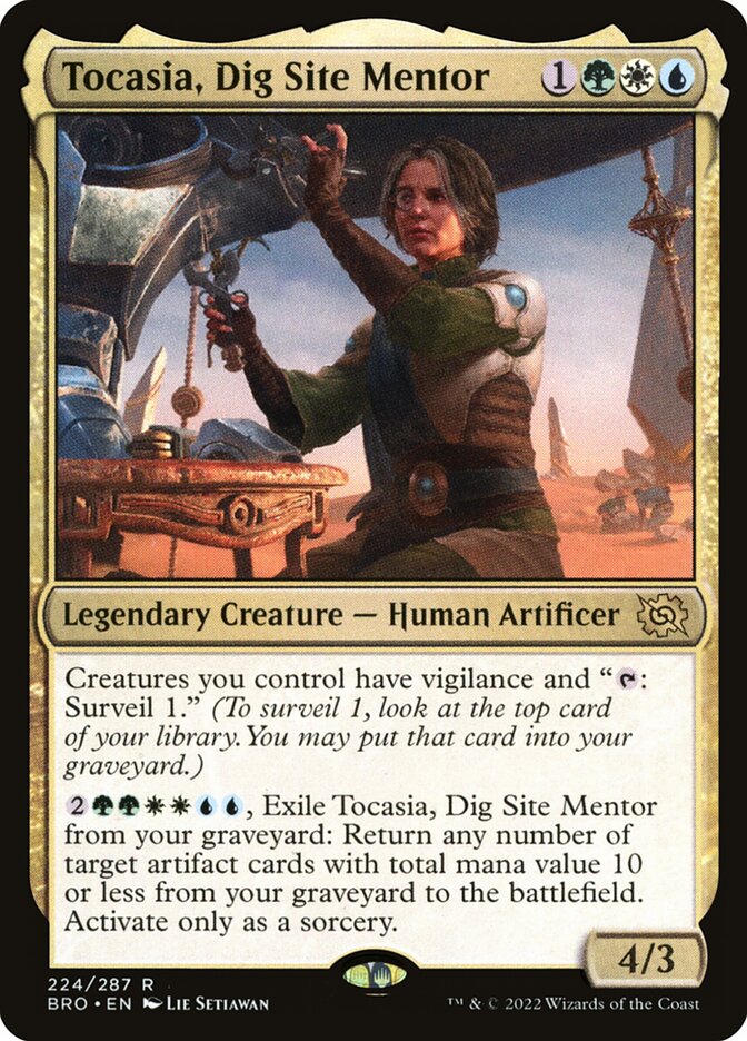 Tocasia, Dig Site Mentor - (Foil): The Brothers' War
