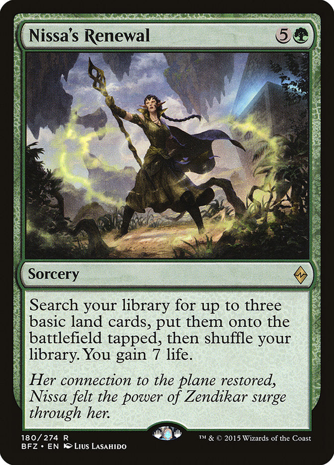Nissa's Renewal: Battle for Zendikar