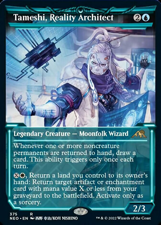 Tameshi, Reality Architect (Showcase) - (Foil): Kamigawa: Neon Dynasty