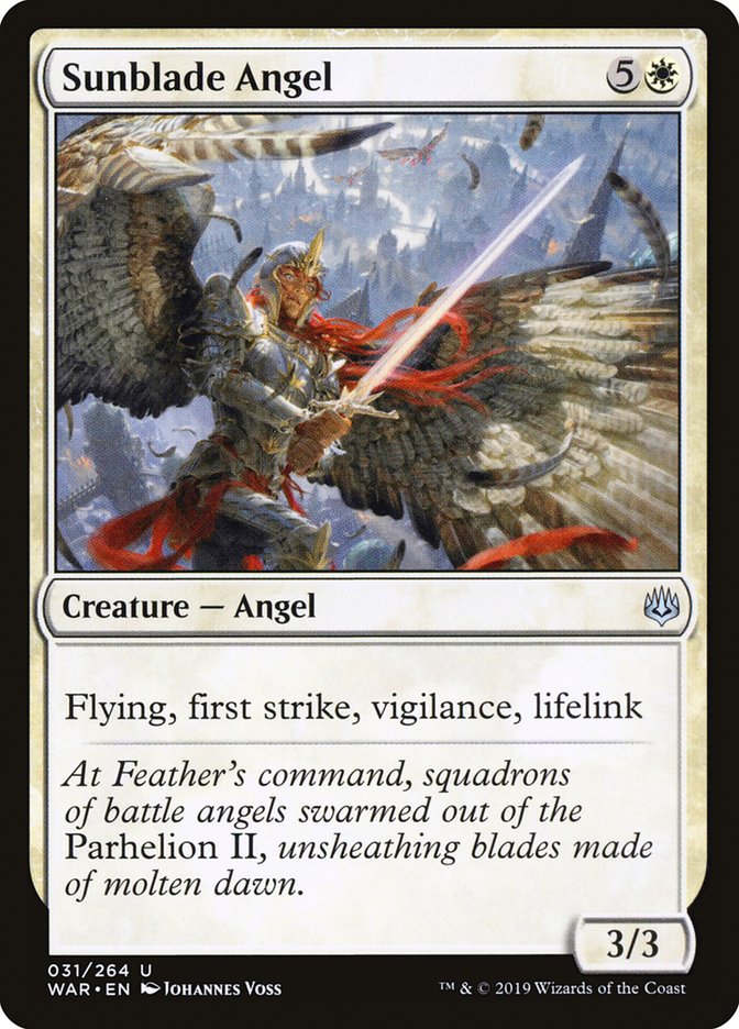 Sunblade Angel - (Foil): War of the Spark