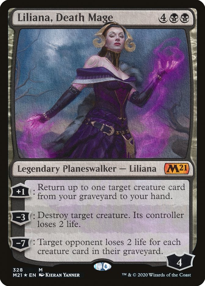 Liliana, Death Mage (Planeswalker Deck) - (Foil): Core Set 2021