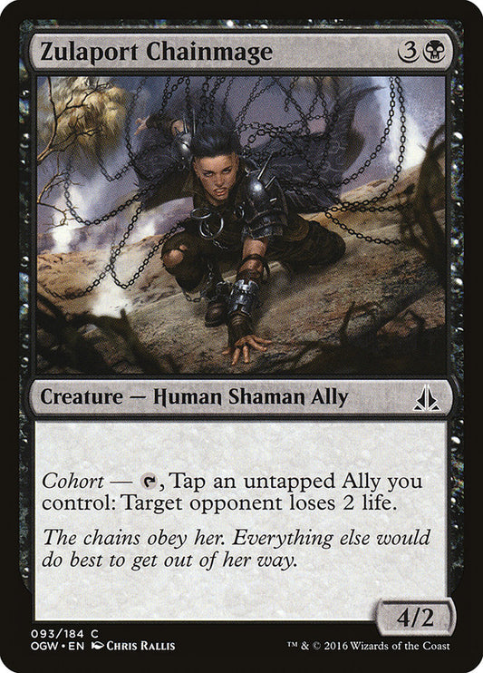 Zulaport Chainmage - (Foil): Oath of the Gatewatch