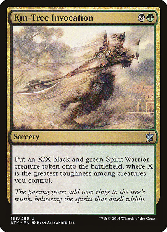 Kin-Tree Invocation - (Foil): Khans of Tarkir